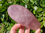 Polished Star Rose Quartz Standing Free Forms x 2 From Madagascar - Toprock Gemstones and Minerals 