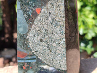 Polished Bloodstone Tower x 1 From Swaziland