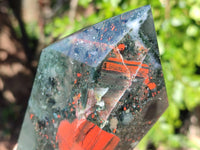 Polished Bloodstone Points x 3 From Swaziland