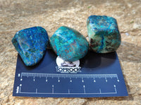 Polished Shattuckite Free Forms x 35 From Congo