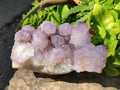 Natural Amethyst Spirit Quartz Clusters x 3 From South Africa - Toprock Gemstones and Minerals 