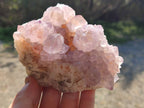 Natural Amethyst Spirit Quartz Clusters x 3 From South Africa - Toprock Gemstones and Minerals 