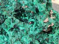 Natural Silky Malachite Specimen x 1 From Kasompe, Congo