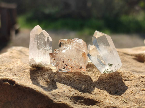 Natural Smokey Quartz Crystals x 47 From Brandberg, Namibia
