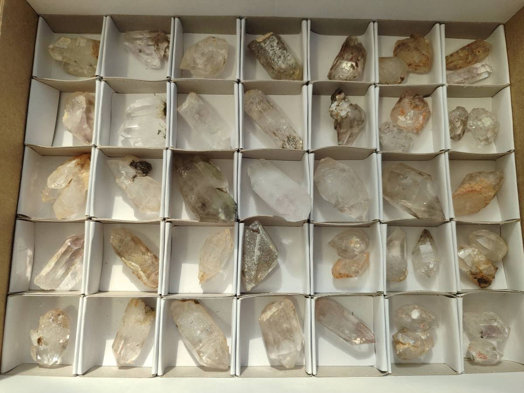 Natural Smokey Quartz Crystals x 47 From Brandberg, Namibia - Toprock Gemstones and Minerals 