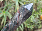 Polished Double Terminated Bloodstone Points x 6 From Swaziland - Toprock Gemstones and Minerals 