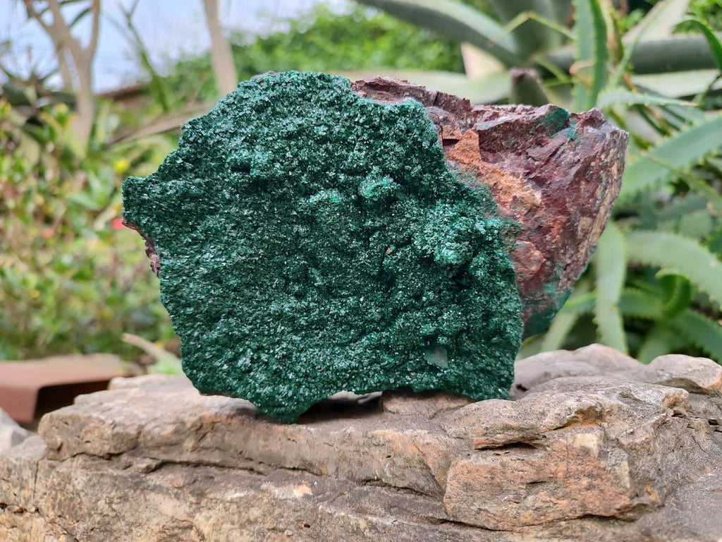 Natural Crystalline Malachite Specimens x 2 From Tenke Fungurume, Congo - Toprock Gemstones and Minerals 