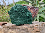 Natural Crystalline Malachite Specimens x 2 From Tenke Fungurume, Congo - Toprock Gemstones and Minerals 