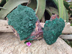 Natural Crystalline Malachite Specimens x 2 From Tenke Fungurume, Congo - Toprock Gemstones and Minerals 
