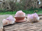 Natural Amethyst Spirit Quartz Clusters x 12 From South Africa - Toprock Gemstones and Minerals 