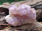 Natural Amethyst Spirit Quartz Clusters x 12 From South Africa - Toprock Gemstones and Minerals 