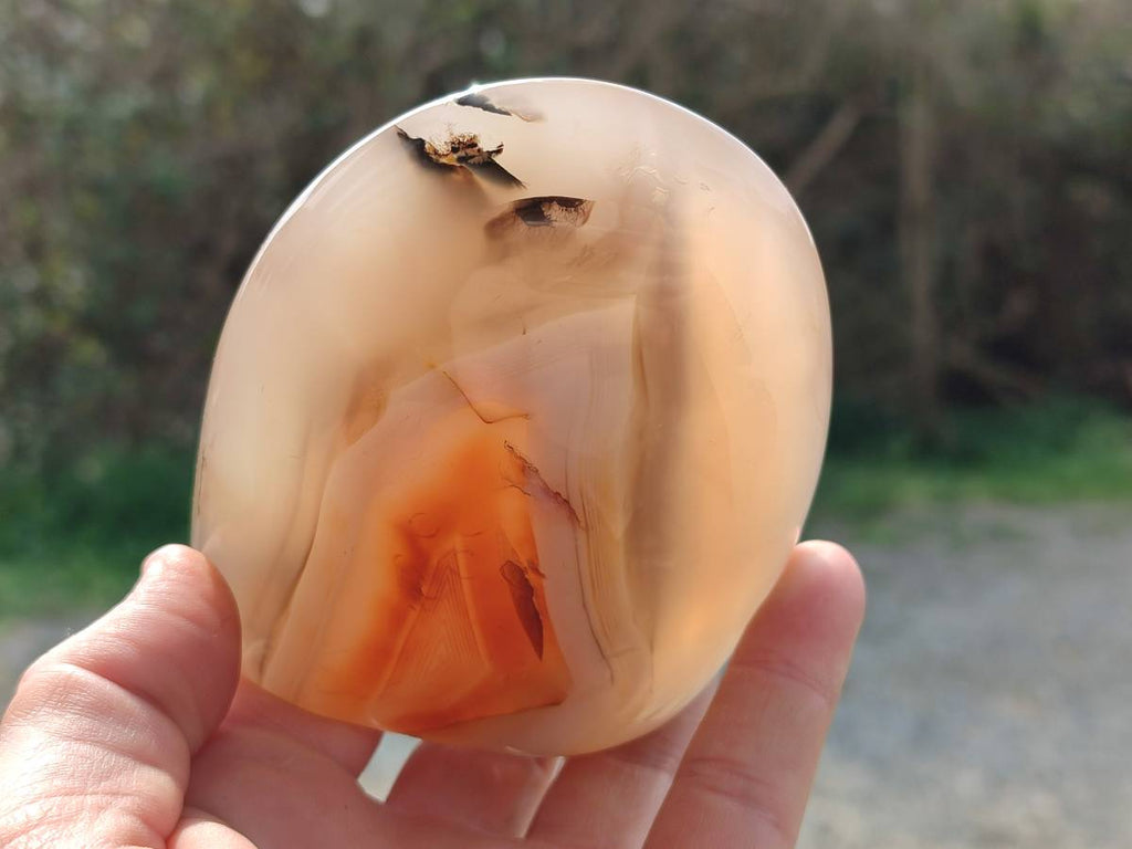 Polished Agate Standing Free Forms x 4 From Madagascar - Toprock Gemstones and Minerals 