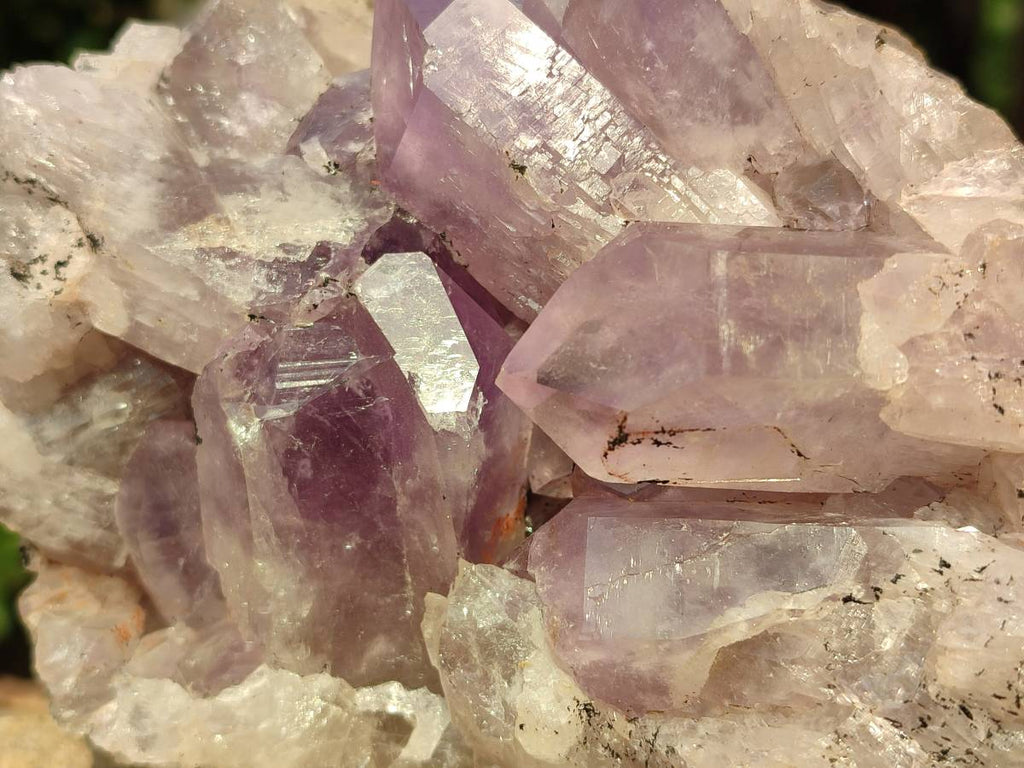 Natural Jacaranda Amethyst Geode x 1 From Zambia - Toprock Gemstones and Minerals 