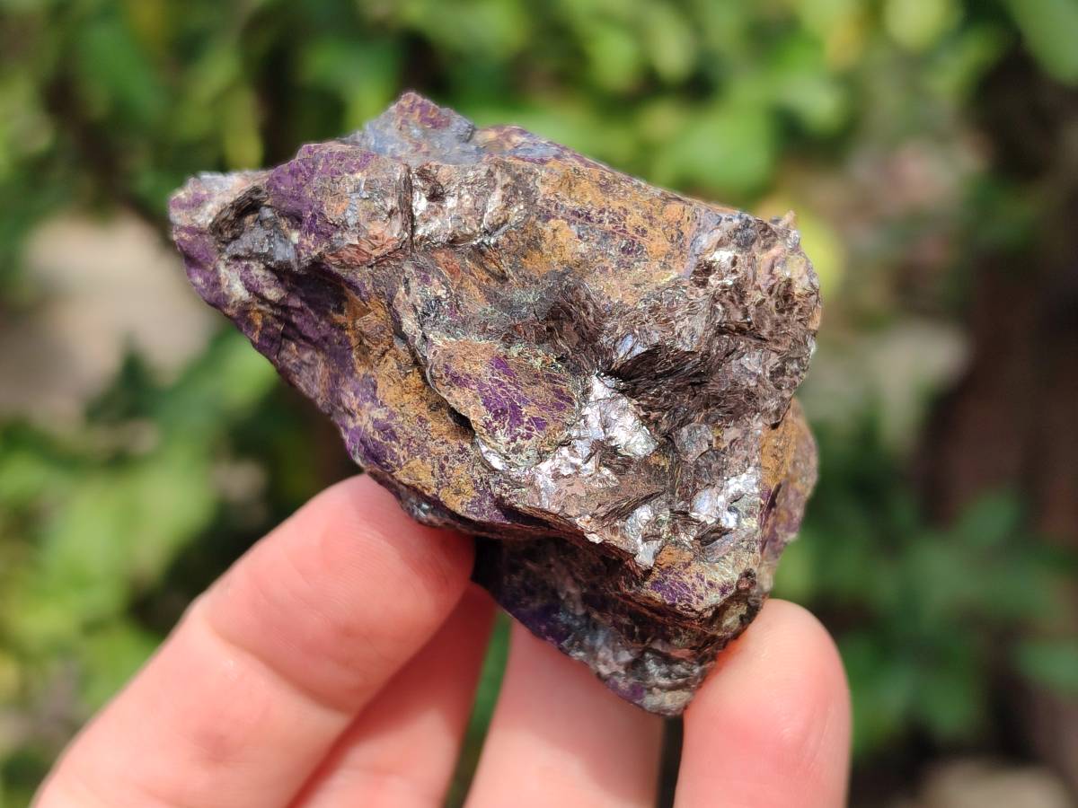 Natural Metallic Purpurite Specimens x 12 From Erongo, Namibia - Toprock Gemstones and Minerals 