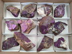 Natural Metallic Purpurite Specimens x 12 From Erongo, Namibia - Toprock Gemstones and Minerals 