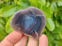 Polished On One Side Red Sashe River Agate Nodules x 24 From Zimbabwe - Toprock Gemstones and Minerals 