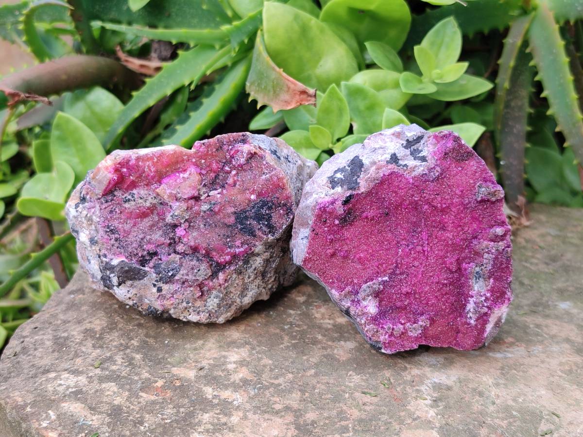 Natural Salrose Cobaltion Dolomite Specimens x 6 From Kakanda, Congo - Toprock Gemstones and Minerals 