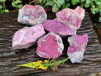 Natural Salrose Cobaltion Dolomite Specimens x 6 From Kakanda, Congo - Toprock Gemstones and Minerals 