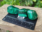 Polished Flower Malachite Free Forms x 35 From Congo - Toprock Gemstones and Minerals 