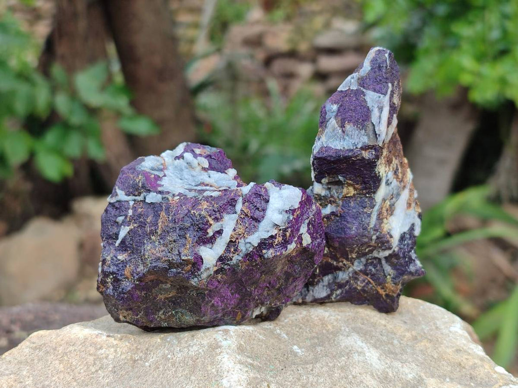 Natural Metallic Purpurite Specimens x 12 From Erongo, Namibia - Toprock Gemstones and Minerals 