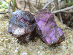 Natural Metallic Purpurite Specimens x 12 From Erongo, Namibia - Toprock Gemstones and Minerals 