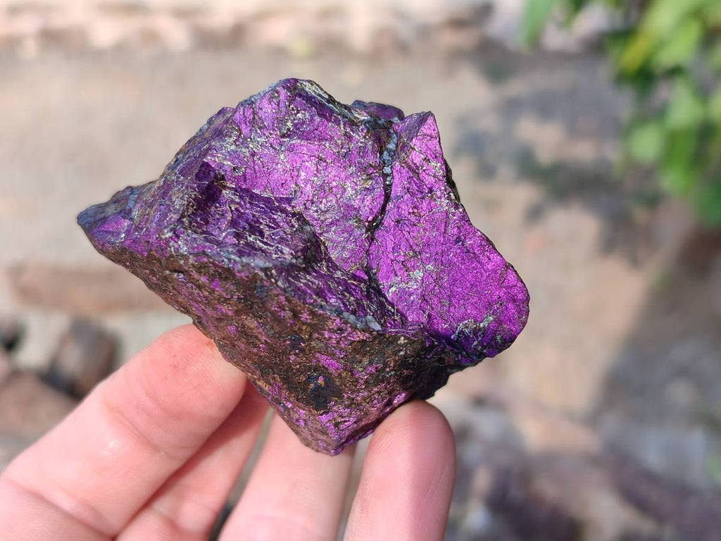 Natural Metallic Purpurite Specimens x 12 From Erongo, Namibia - Toprock Gemstones and Minerals 