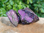 Natural Metallic Purpurite Specimens x 12 From Erongo, Namibia - Toprock Gemstones and Minerals 