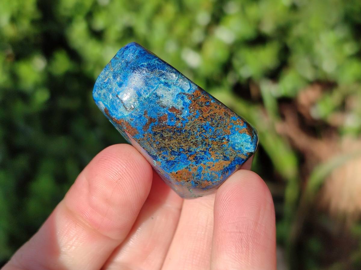 Polished Shattuckite Free Forms x 35 From Congo - Toprock Gemstones and Minerals 