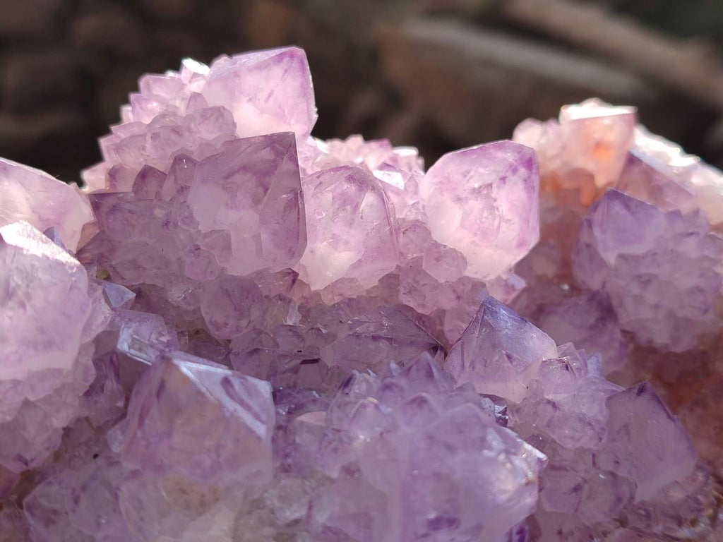 Natural Amethyst Spirit Quartz Cluster x 1 From South Africa - Toprock Gemstones and Minerals 
