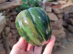 Hand Made Green Verdite Vegetable Carvings x 4 From Zimbabwe - Toprock Gemstones and Minerals 