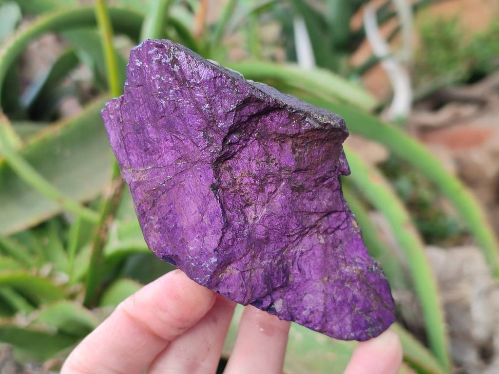 Natural Metallic Purpurite Specimens x 6 From Erongo, Namibia - Toprock Gemstones and Minerals 