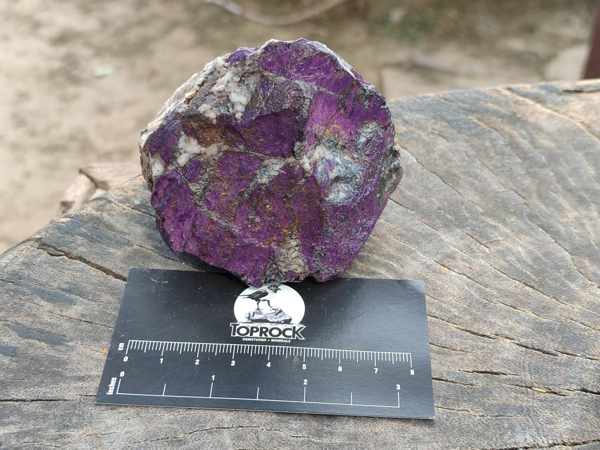 Natural Metallic Purpurite Specimens x 6 From Erongo, Namibia - Toprock Gemstones and Minerals 
