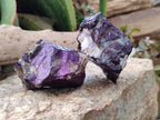 Natural Metallic Purpurite Specimens x 6 From Erongo, Namibia - Toprock Gemstones and Minerals 