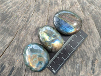 Polished Labradorite Palm Stones x 24 From Tulear, Madagascar - Toprock Gemstones and Minerals 
