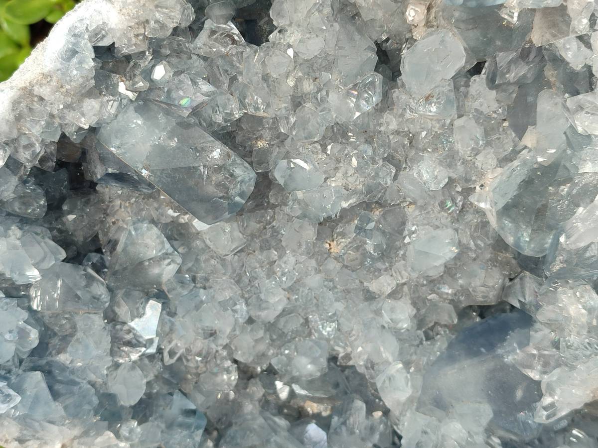 Natural Celestite Geode Specimen x 1 From Sakoany, Madagascar - Toprock Gemstones and Minerals 