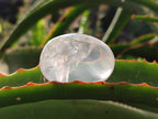 Polished Girasol Pearl Quartz Palm Stones x 20 From Ambatondrazaka, Madagascar - Toprock Gemstones and Minerals 