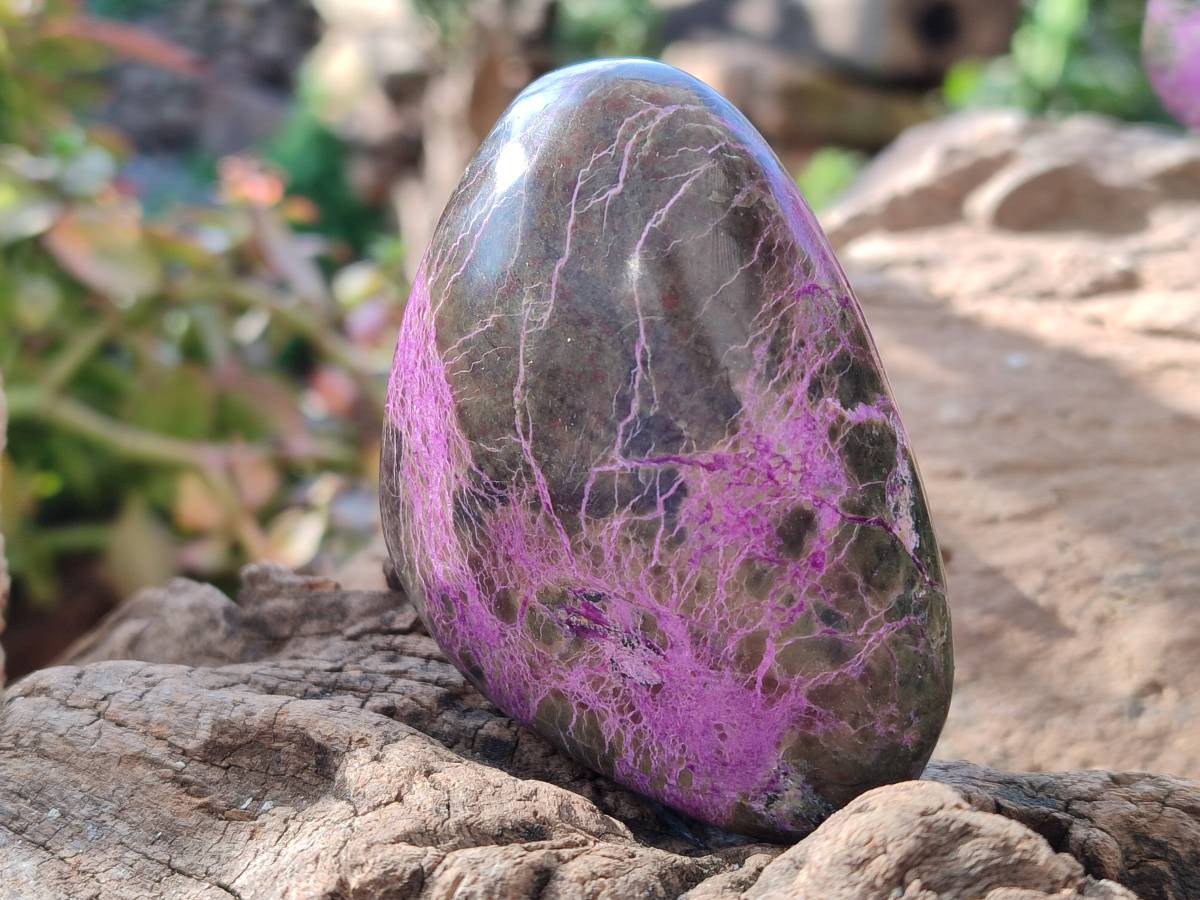 Polished Stichtite Free Forms x 6 From Barberton, South Africa - Toprock Gemstones and Minerals 