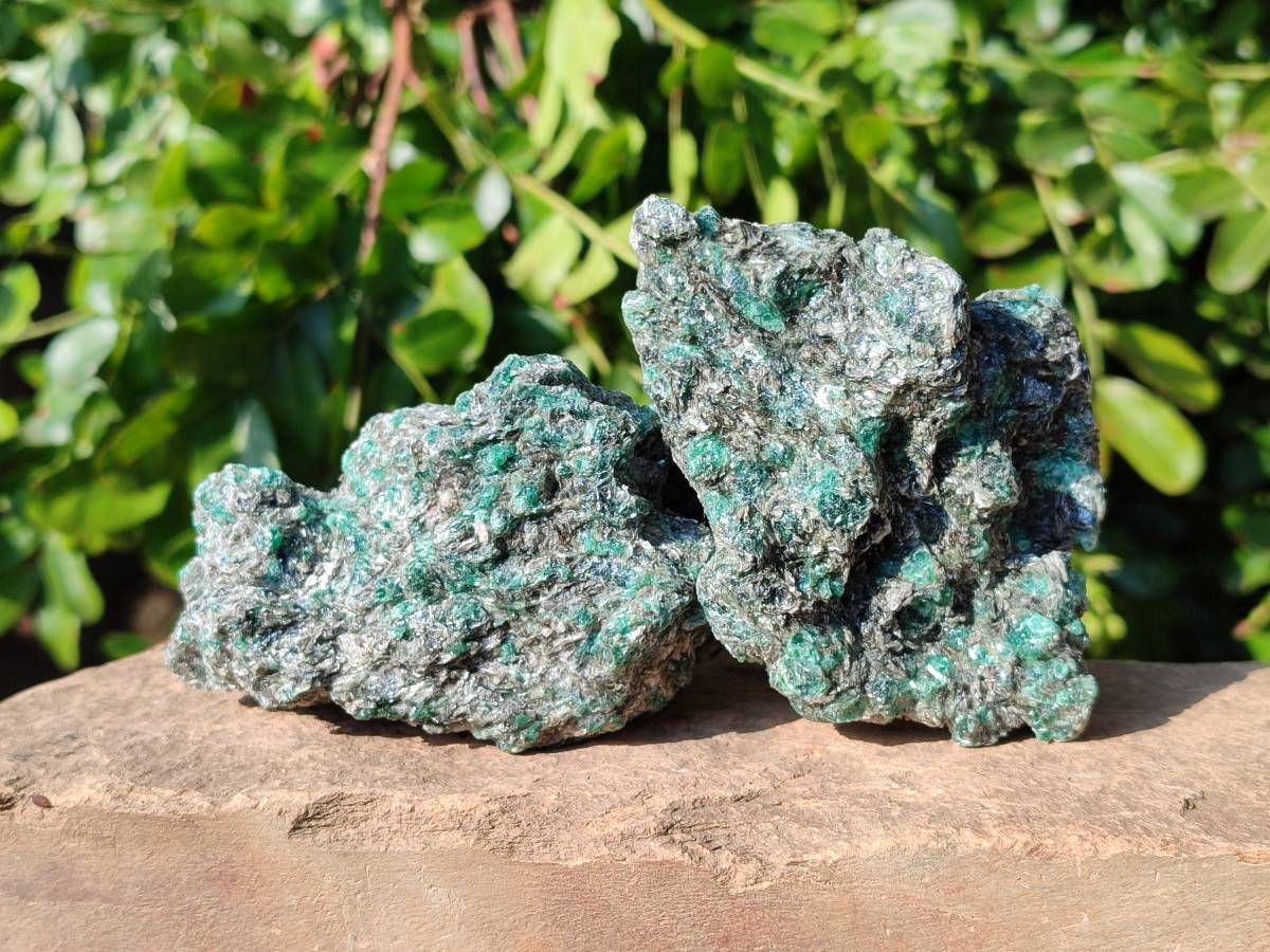 Natural Emerald Mica 'Mutokolite' Specimens x 5 From Mutoko, Zimbabwe - Toprock Gemstones and Minerals 