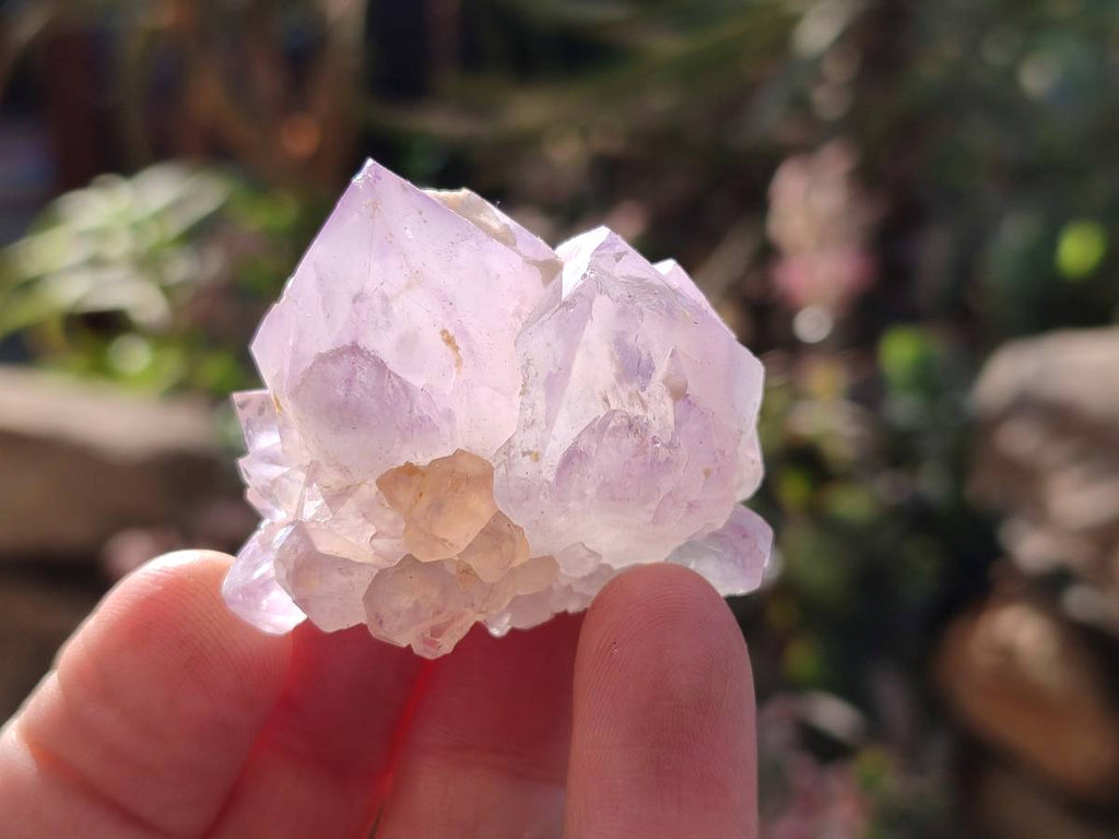 Natural Amethyst Spirit Quartz Clusters x 20 From South Africa - Toprock Gemstones and Minerals 