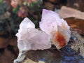 Natural Amethyst Spirit Quartz Clusters x 20 From South Africa - Toprock Gemstones and Minerals 