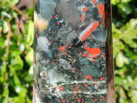Polished Bloodstone Tower x 1 From Swaziland - Toprock Gemstones and Minerals 