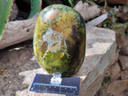 Polished Green Opal Standing Free Form x 1 From Madagascar - Toprock Gemstones and Minerals 