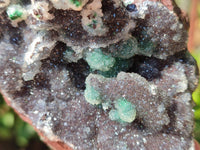 Natural Ball Malachite On Dolomite Matrix Specimens x 2 From Kambove, Congo - Toprock Gemstones and Minerals 