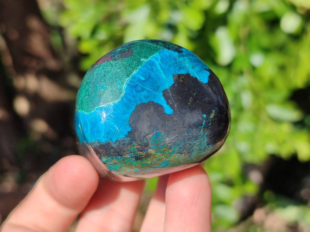 Polished Shattuckite Free Forms x 6 From Kaokoveld, Namibia - Toprock Gemstones and Minerals 