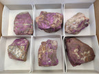 Natural Metallic Purpurite Specimens x 6 From Erongo, Namibia - Toprock Gemstones and Minerals 