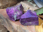 Natural Metallic Purpurite Specimens x 6 From Erongo, Namibia - Toprock Gemstones and Minerals 