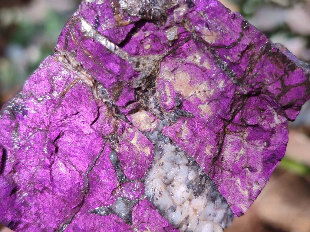 Natural Metallic Purpurite Specimens x 6 From Erongo, Namibia - Toprock Gemstones and Minerals 