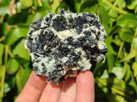 Natural Schorl Black Tourmaline Specimens x 6 From Erongo, Namibia - Toprock Gemstones and Minerals 