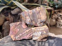 Natural Nguni Jasper Cobbed Specimens x 12 From Prieska, South Africa