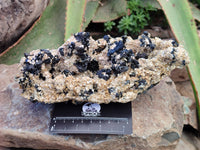 Natural Schorl Black Tourmaline Specimens x 3 From Erongo, Namibia - Toprock Gemstones and Minerals 